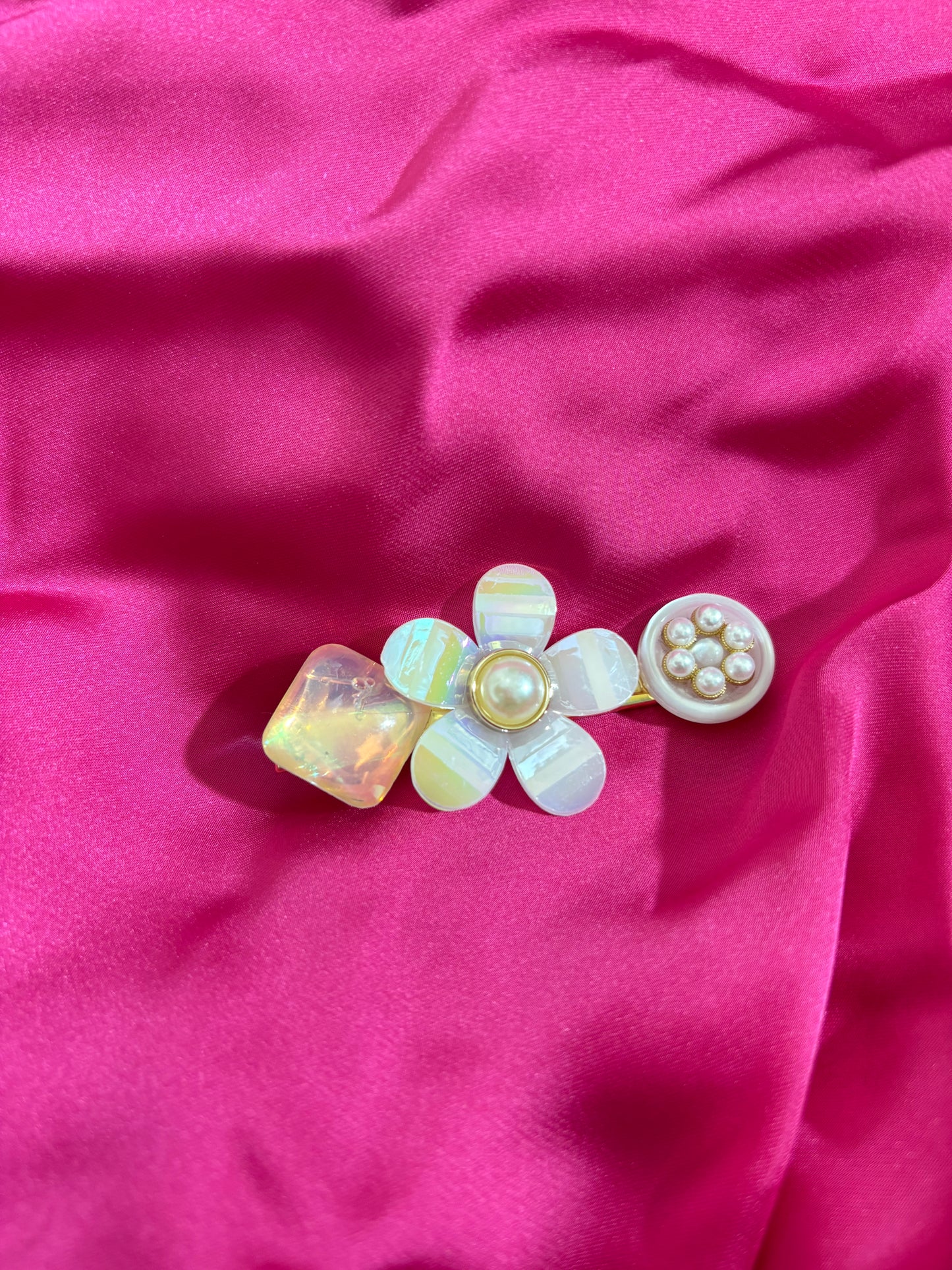 Barrette fleurs