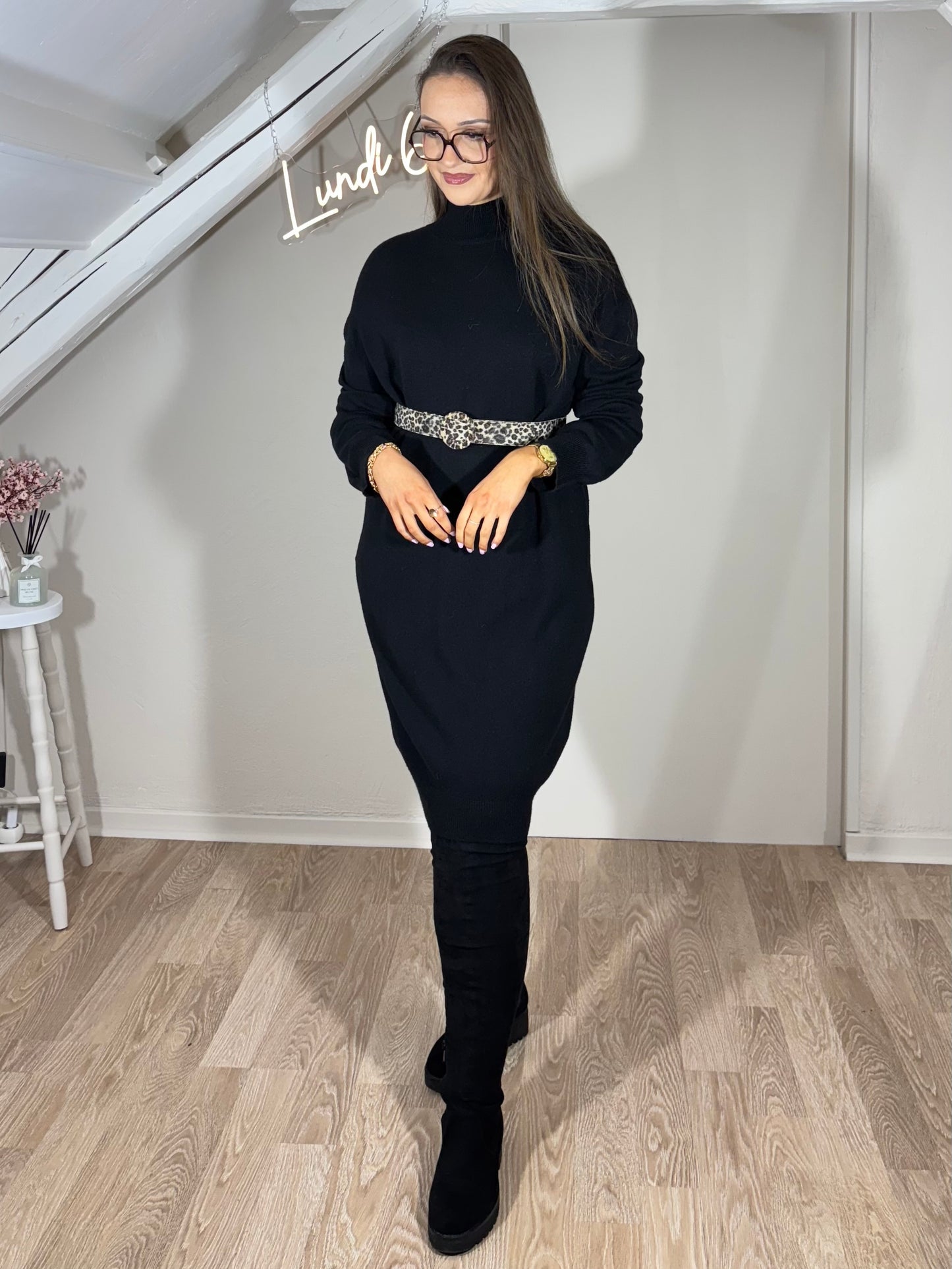 Robe laine - noire